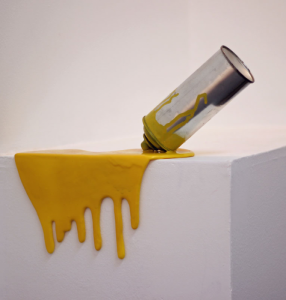 Pimax : splash paint pot jAune