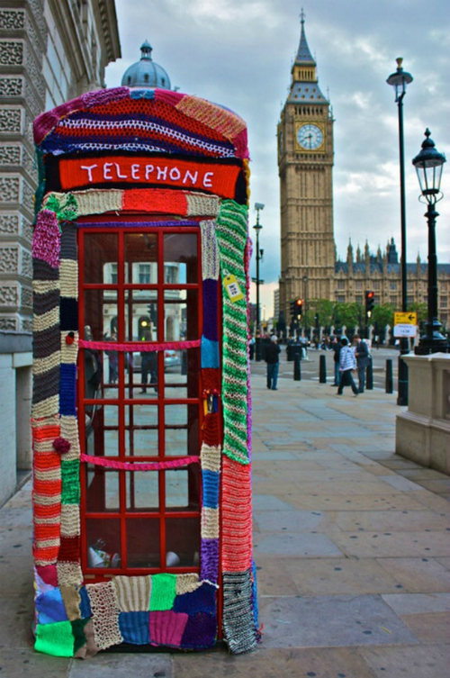 yarn bombing londres