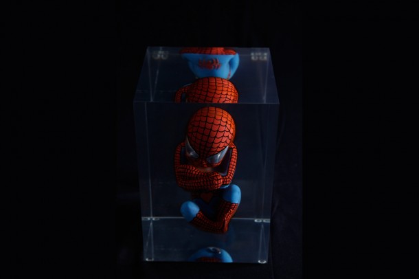 Sculpture Alexandre Nicolas Art urbain Spiderman