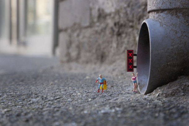 Street art Slinkachu The Lair