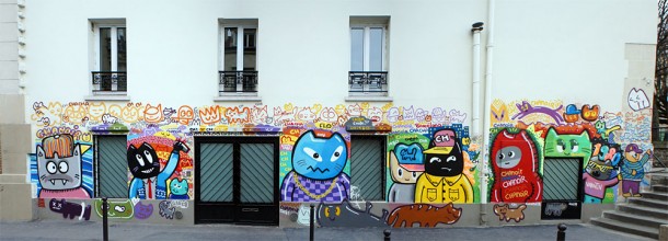 street art Fresque CHANOIR 1
