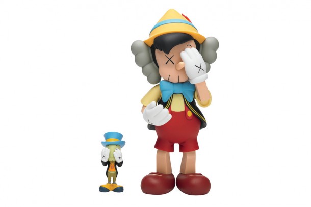 ART TOYS Kaws street artiste NY Pinocchio en 3D