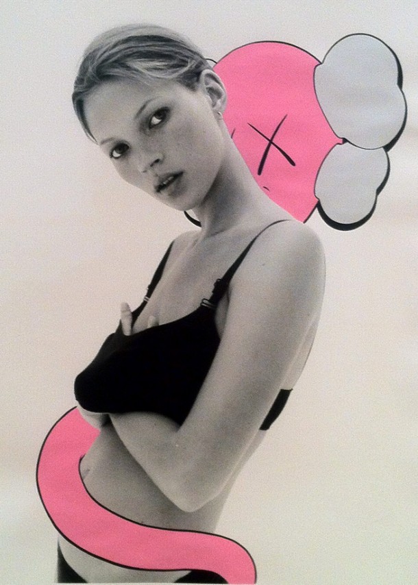 ART TOYS Kaws Bendy Calvin Klein Kate Moss 01