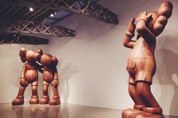 Sculpture Kaws Exhibiiotn Mary Boone Gallery