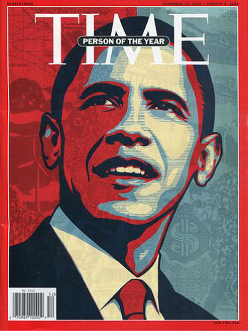 Shepard Fairey TIME Person of the Year Barack Obama