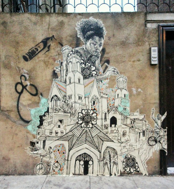 street art Swoon 3 Londres