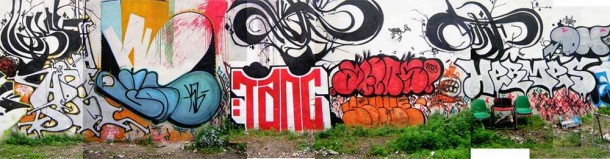 Street Art TANC Graffiti 02