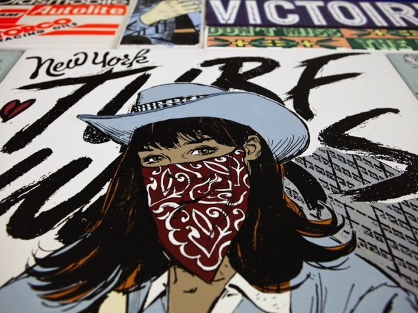 Street art FAILE Collectif d'artiste 22 Expo Dallas dec 2013