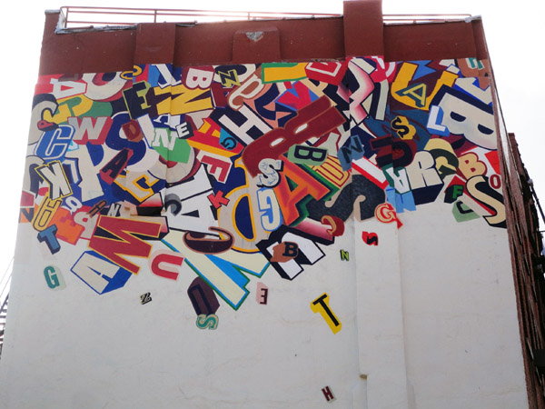 Graffiti Art abstrait Greg Lamarche 06 Falling Letters