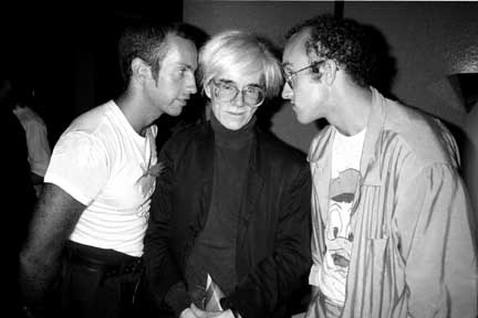 Kenny Scharf au Club 57 avec Andy Wharol et Keith Haring