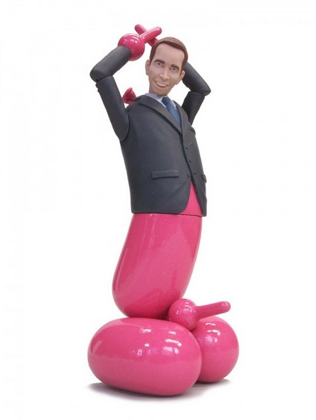 Michael Leavitt Sculpture série Art Army® Jeff Koons © Michael Leavitt