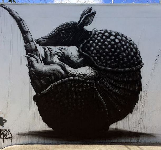 ROA Mural x Art Basel in Miami dec 2013