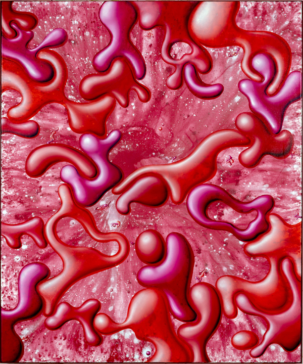 Street art Kenny Scharf RED