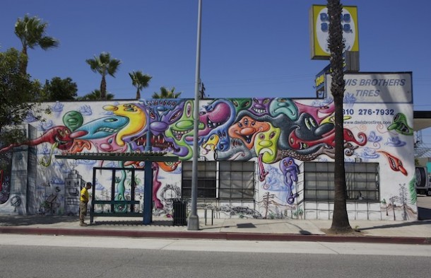 Street art Kenny Scharf Culver City