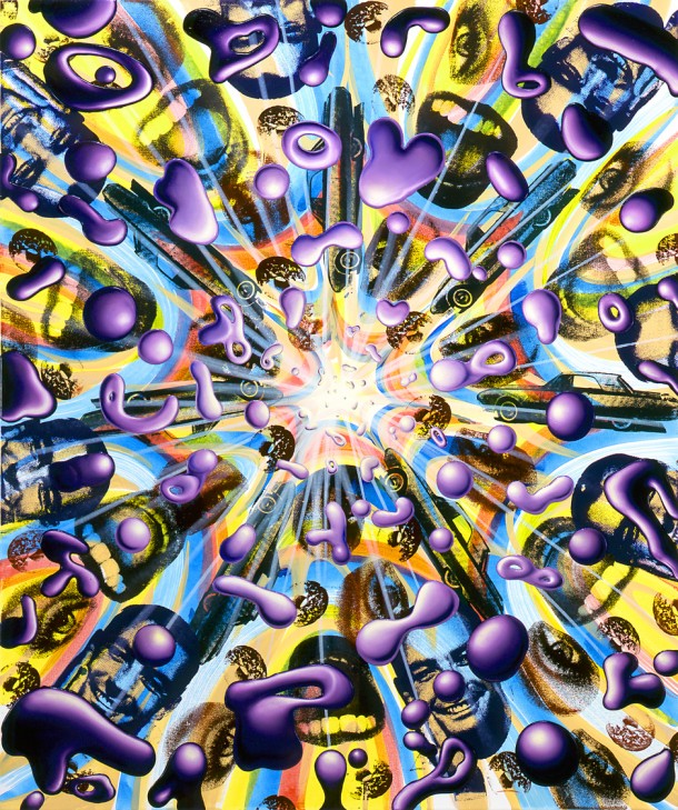 Kenny Scharf Purplosion