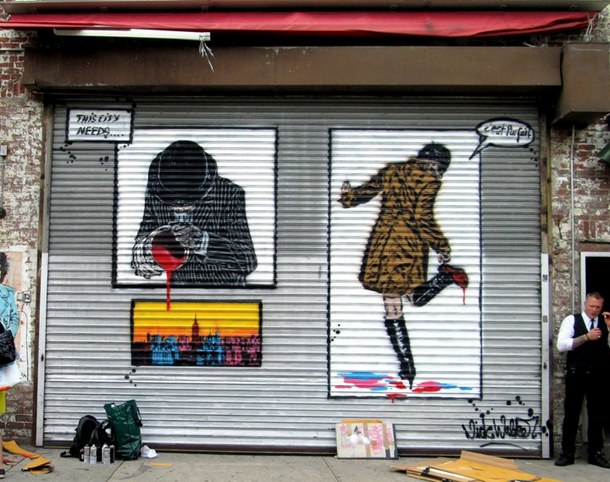 Street art Nick Walker 