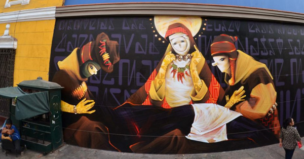 Street art INTI à Lima, Perú