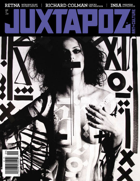 Couverture du mag Juxtapoz x Retna