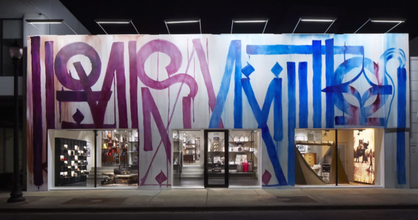 Retna x la maison de Luxe Louis Vuitton à Miami