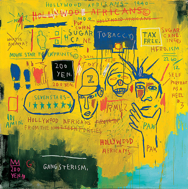 Toile "Hollywood Africans de Basquiat