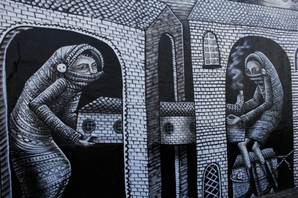 le Street art de Phlegm 