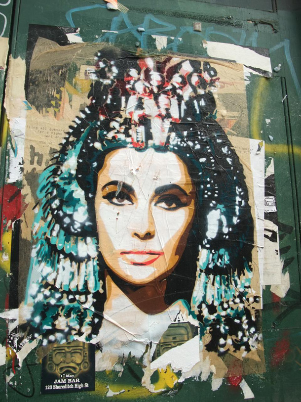 elizabeth Taylor street art 