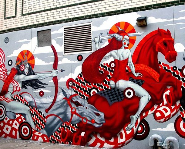 Tristan Eaton avec How & Nosm