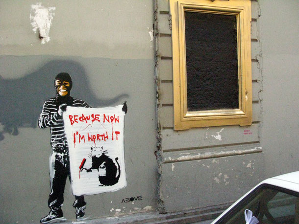 paris 2010 Banksy's popularity
