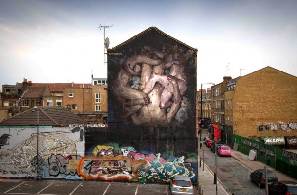 Borondo in shoreditch - UK