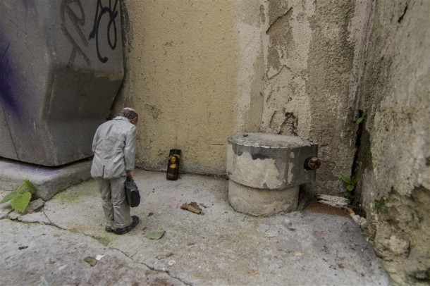 Isaac Cordal - Espace Fondation EDF - 2014