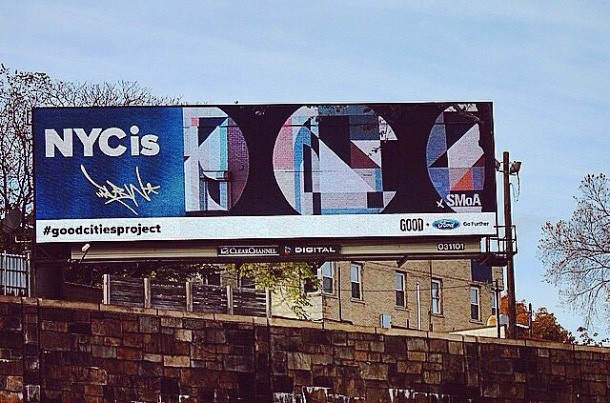 SMOA billboard, New-York, 2014 ©Rubin415 