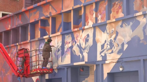 Détail de la fresque Omnia © La chaine normande