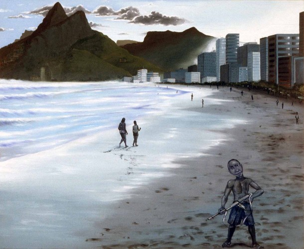 Ipanema, huile sur toile - 42x52 inch, 2004