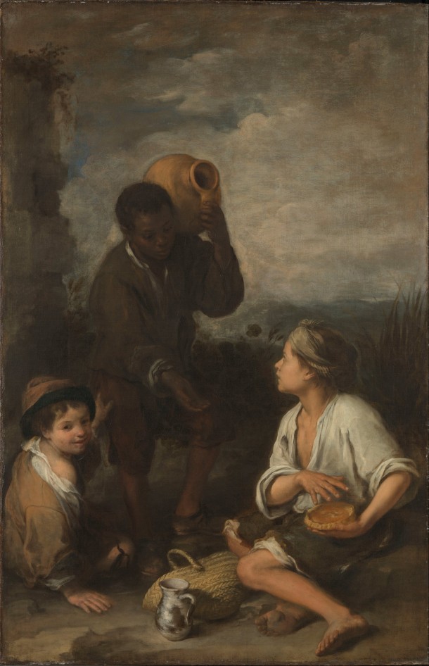 Three Boys, Version Originale, Murillo, Bartolomé Estéban, 1660