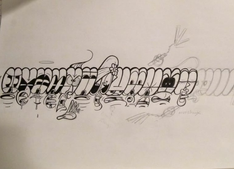 Rime alias Jersey Joe, streetartiste américain sur Strip Art le Blog