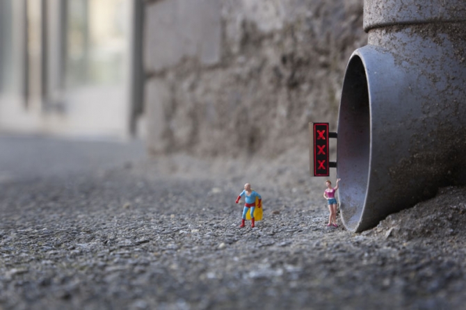 Le Street art miniature de Slinkachu - sur Strip Art le Blog