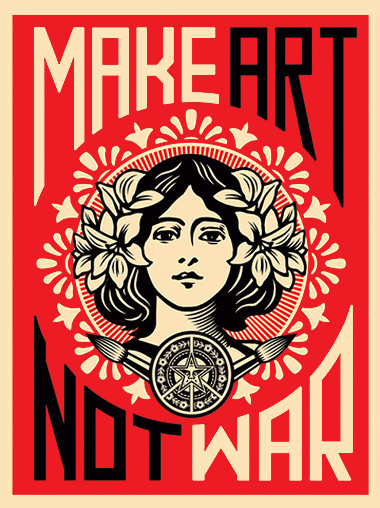 Street Art Shepard Fairey OBEY Giant Sur Strip Art Le Blog