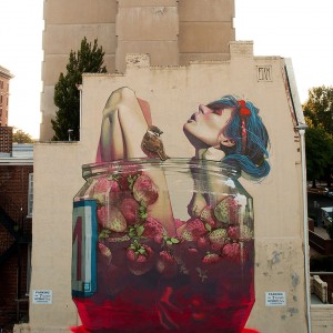 ETAM CREW Street-art Fresque murale Moonshine, Richmond, USA